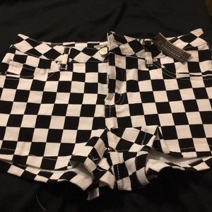 Checkered shorts